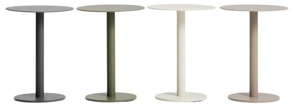 Kave Home Zelený hliníkový zahradní stolek Asinara ⌀ 40 cm