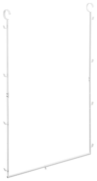 Bílý kovový věšák do šatníku Yamazaki Smart 56/96 cm