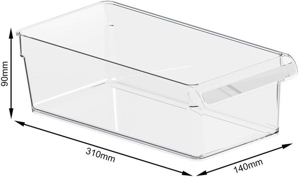 Organizér do lednice Rotho LOFT FRIDGE, 3,1l - 31x14x9cm
