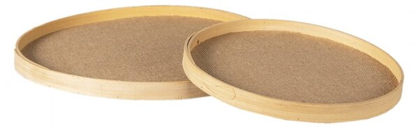 Sada 2 ks podnosů Guus – 40x3 / 31x3 cm