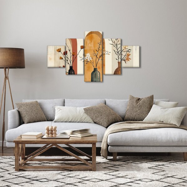 Obraz - Vázy v obloucích (125x70 cm)