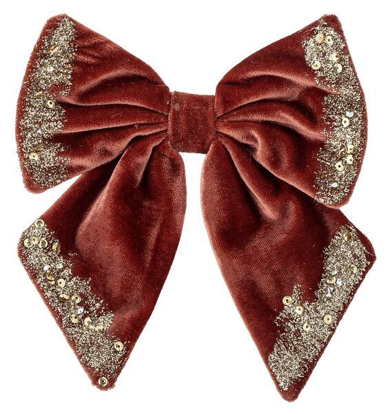 Vánoční dekorace mašle Ruby Red