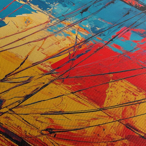 Obraz - Abstraktní elektrické vedení (70x50 cm)