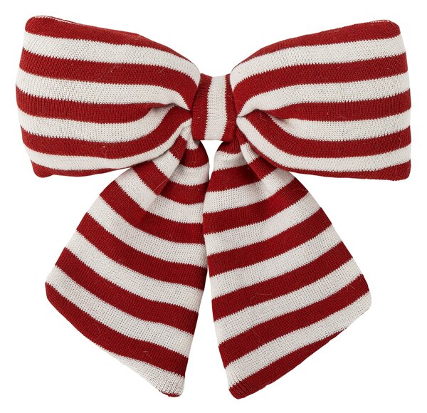 Vánoční dekorace mašle Ruby Red Stripe