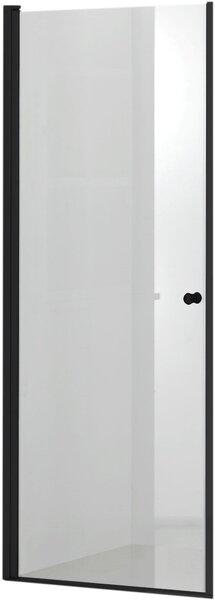 Hagser Gabi sprchové dveře 80 cm sklopné černá matný/průhledné sklo HGR22000021
