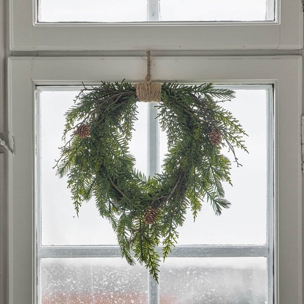 Umělý věnec Pine Heart Green