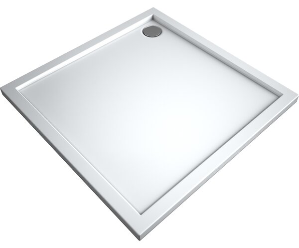 Oltens Superior čtvercová sprchová vanička 80x80 cm bílá 17002000