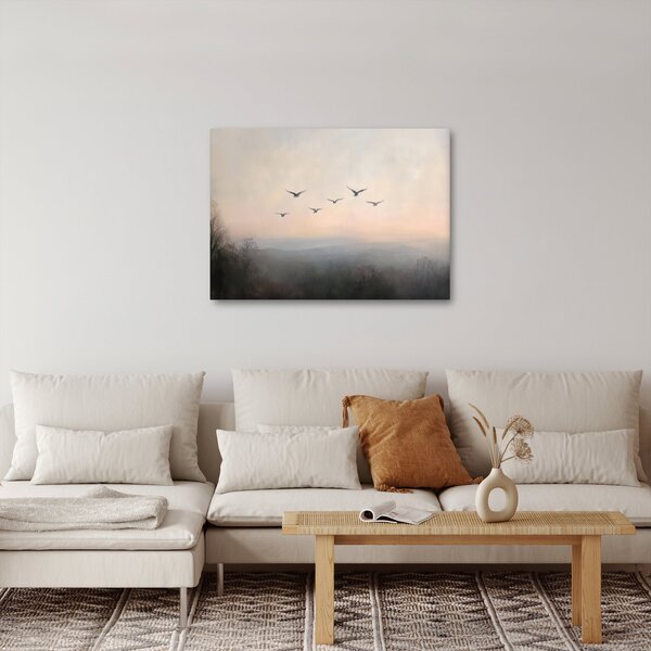 Obraz - Hejno ptáků (70x50 cm)