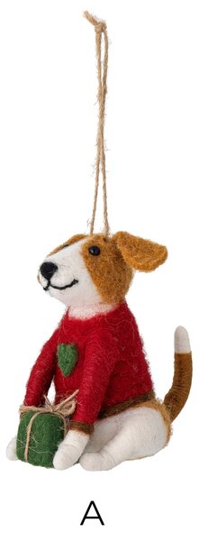 Plstěná vánoční ozdoba Monty Wool Multi B