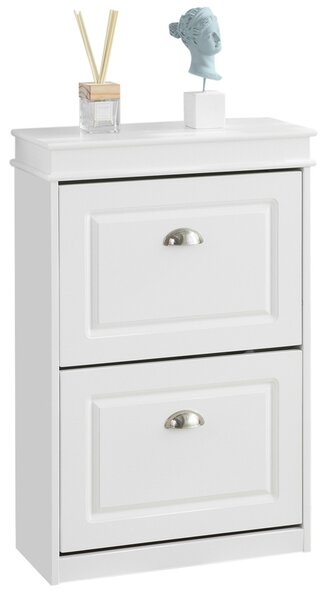 Sobuy Fsr78-W Botník Komoda Na Boty Bílá 54X83X24Cm