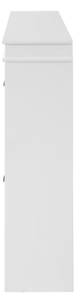 Sobuy Fsr79-W Lavice Se 4 Zásuvkami Botník Lavička Na Boty Bílá 105X83X24Cm