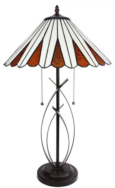 Stolní lampa Tiffany 41x69 cm E27/max 2x60W – 41x69 cm