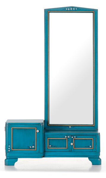 Malovaná originální toaletka se zrcadlem