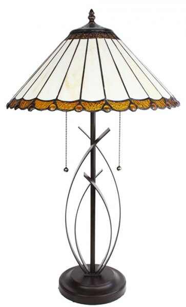 Stolní lampa Tiffany Elegant – 41x69 cm
