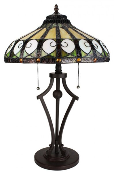 Stolní lampa Tiffany Ellegant – 41x64 cm