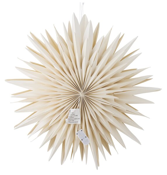 Závěsná svíticí hvězda Elijas White 50 cm