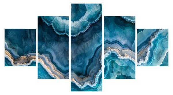 Obraz - Akvamarín detail (125x70 cm)