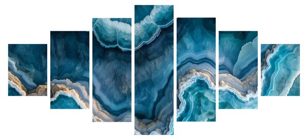 Obraz - Akvamarín detail (210x100 cm)