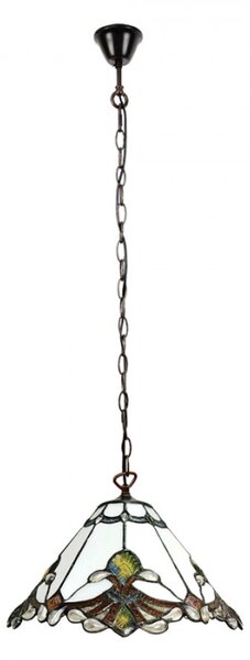 Závěsné světlo Tiffany Rousse – 31x107 cm