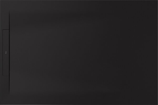 Roca Pyros obdélníková sprchová vanička se sifonem 100x80 cm černá AP9013E832001400