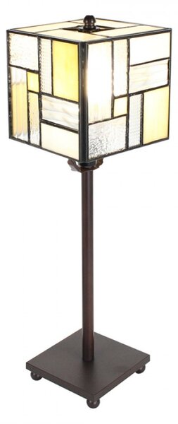 Stolní lampa Tiffany Paula – 13x13x18 cm