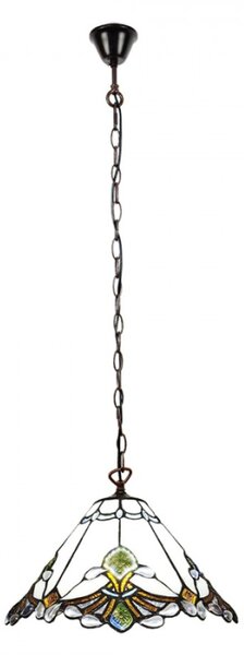 Závěsné světlo Tiffany Rousse – 31x107 cm