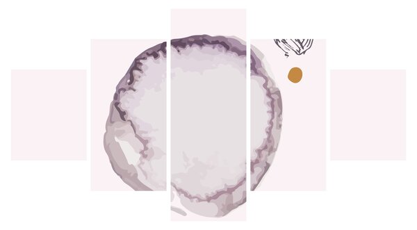 Obraz - Fialový minimalismus N⁰4 (125x70 cm)