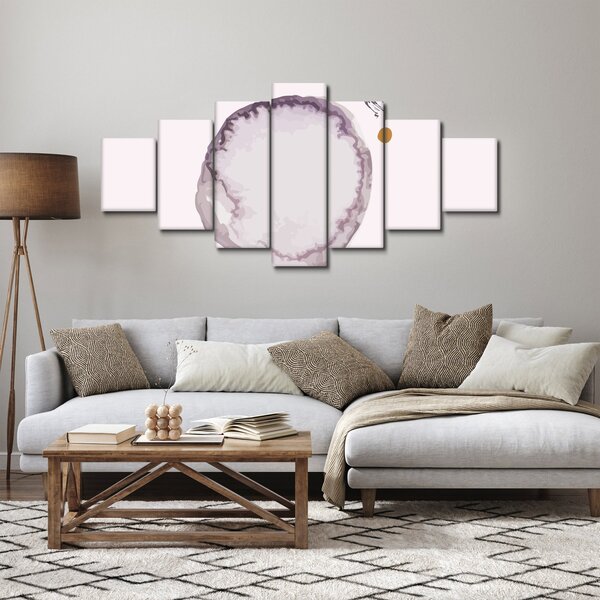 Obraz - Fialový minimalismus N⁰4 (210x100 cm)