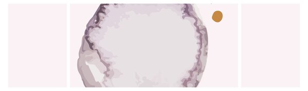 Obraz - Fialový minimalismus N⁰4 (170x50 cm)