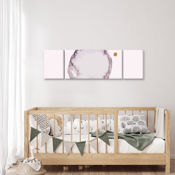 Obraz - Fialový minimalismus N⁰4 (170x50 cm)