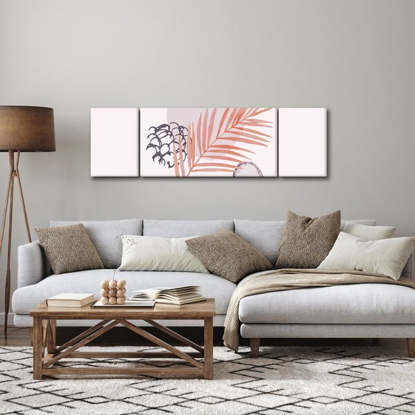Obraz - Fialový minimalismus N⁰3 (170x50 cm)