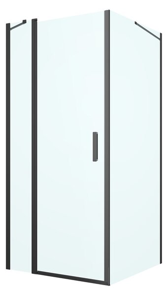 Set sprchové dveře Oltens Verdal 21204300, sprchová zástěna Oltens Hallan 22102300