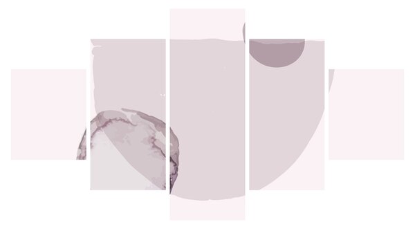 Obraz - Fialový minimalismus N⁰2 (125x70 cm)