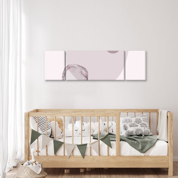 Obraz - Fialový minimalismus N⁰2 (170x50 cm)