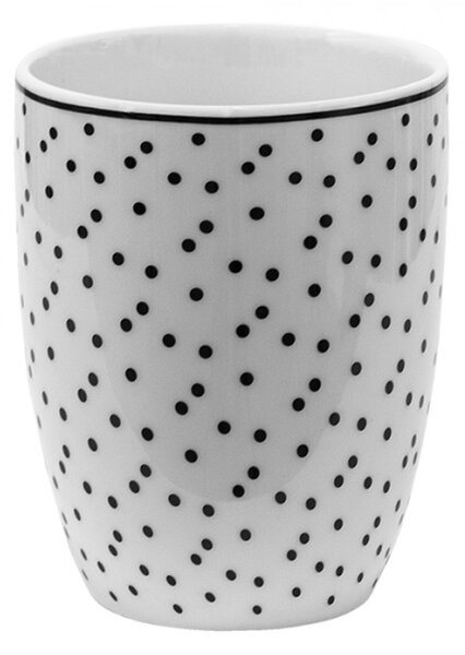 Porcelánový hrnek s černými puntíky Black Dot – 350 ml