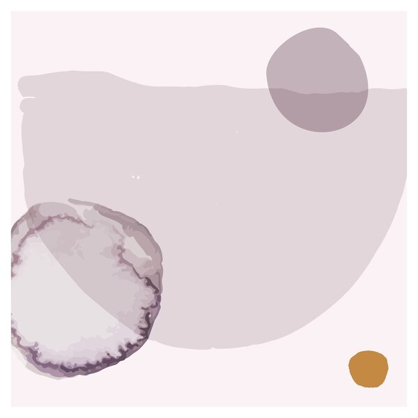 Obraz - Fialový minimalismus N⁰2 (30x30 cm)