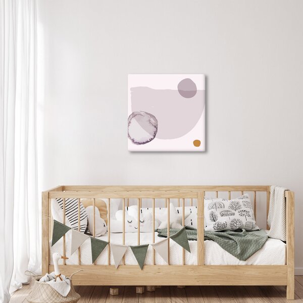 Obraz - Fialový minimalismus N⁰2 (30x30 cm)