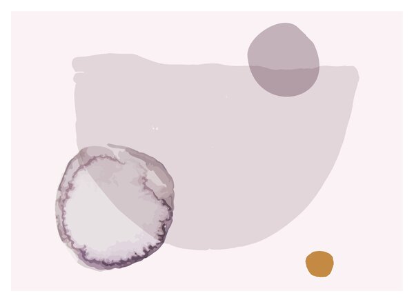 Obraz - Fialový minimalismus N⁰2 (70x50 cm)