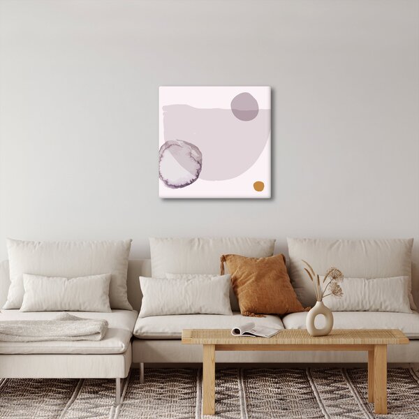 Obraz - Fialový minimalismus N⁰2 (30x30 cm)