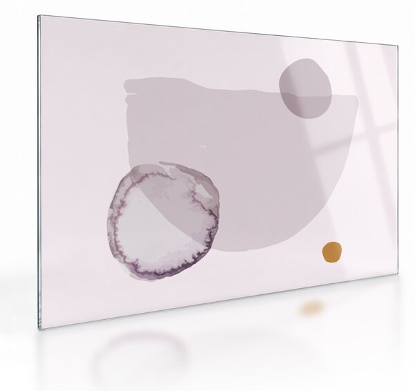 Skleněný obraz - Fialový minimalismus N⁰2 (70x50 cm)