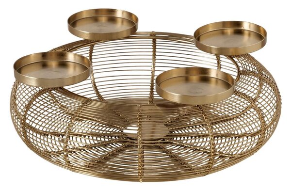 Boltze Home Collections Svícen zlatý Ringvi