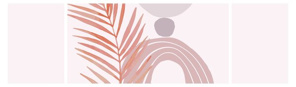 Obraz - Fialový minimalismus N⁰1 (170x50 cm)