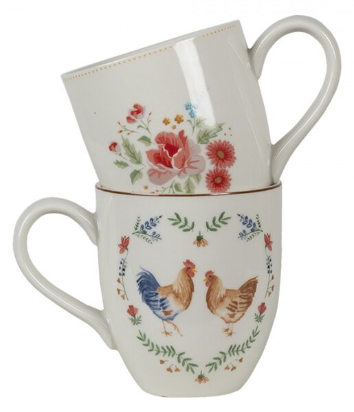Porcelánový hrnek s květy Little Rose Collection – 200 ml