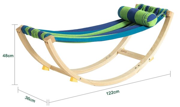 Kmb16-J Dětská Houpací Síť Houpací Lehátko Houpačka Pro Děti 120X46X36Cm