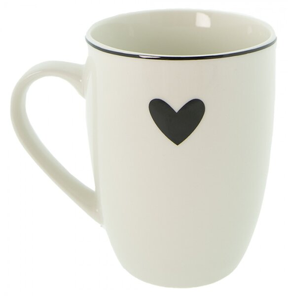 Porcelánový hrnek se srdíčkem Love Birds