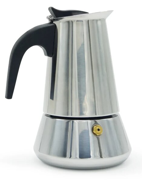 Moka konvička Leopold Vienna Trevi 0,3 l, nerezová ocel 304, vhodná na indukci