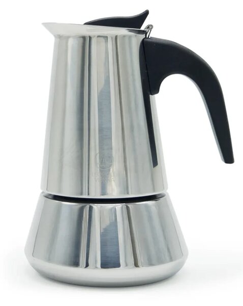 Moka konvička Leopold Vienna Trevi 0,3 l, nerezová ocel 304, vhodná na indukci
