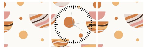 Obraz - Dream creations N⁰4 (s hodinami) (90x30 cm)
