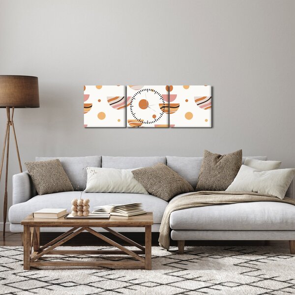 Obraz - Dream creations N⁰4 (s hodinami) (90x30 cm)