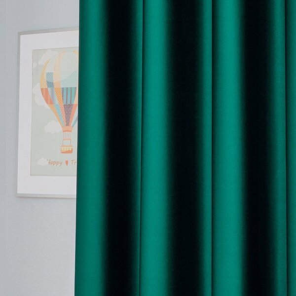 4Home Zatemňovací závěs Dublin tmavozelená, 150 x 250 cm
